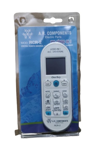 [RCR-2] CONTROL REMOTO UNIVERSAL DE 6000 COD. PROG.